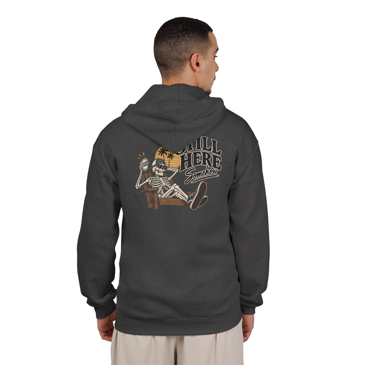 Still Here Somehow - Full-Zip Hooded Sweatshirt