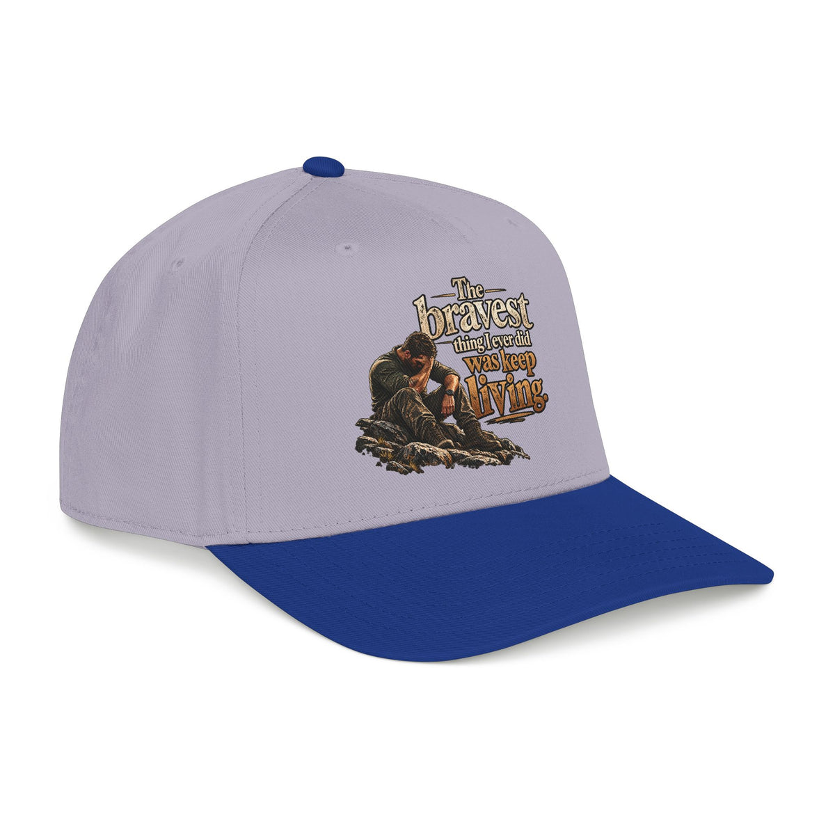 The Bravest Thing I Ever Did Was Keep Living - OTTO Baseball Hat