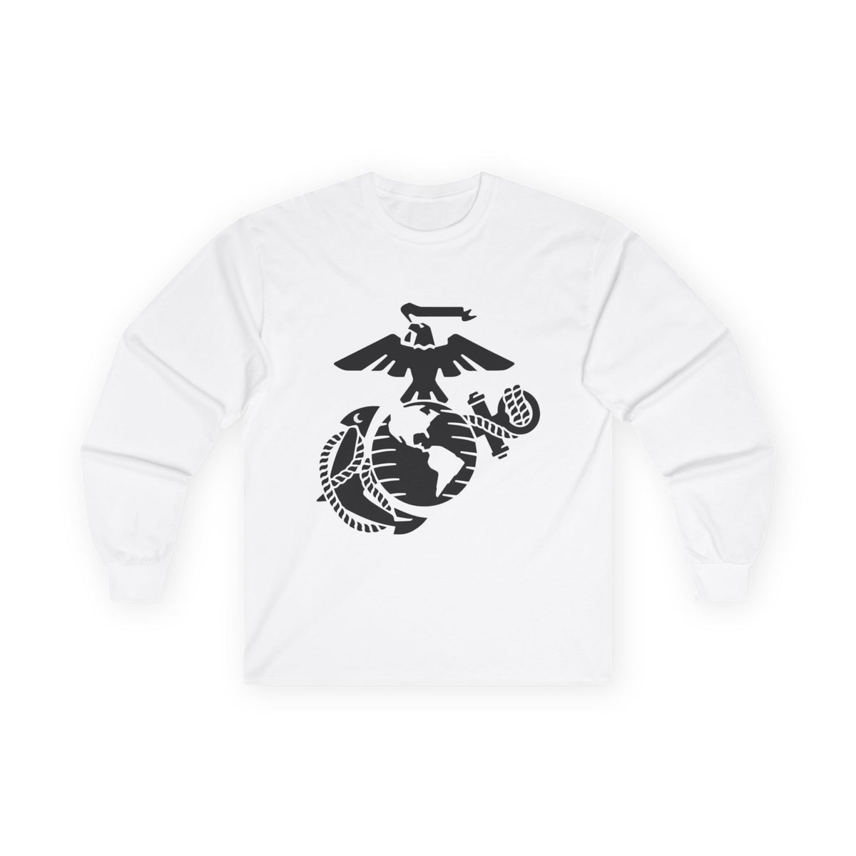 Eagle, Globe & Anchor Emblem - Unisex Ultra Cotton Long Sleeve Tee