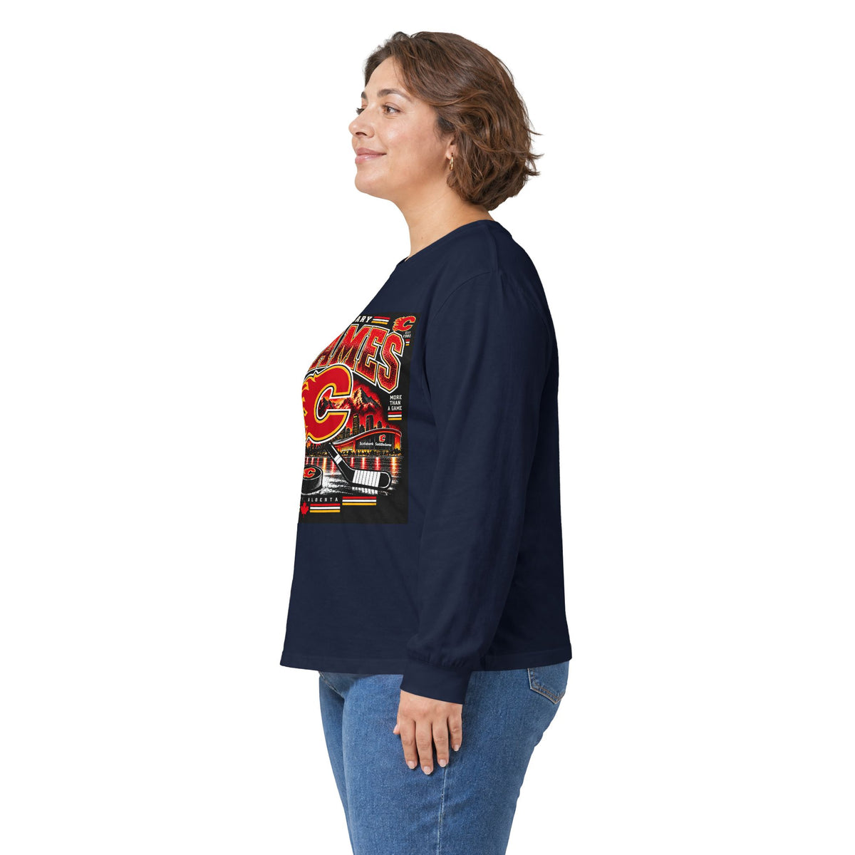 Calgary Flames Pride - Unisex Ultra Cotton Long Sleeve Tee