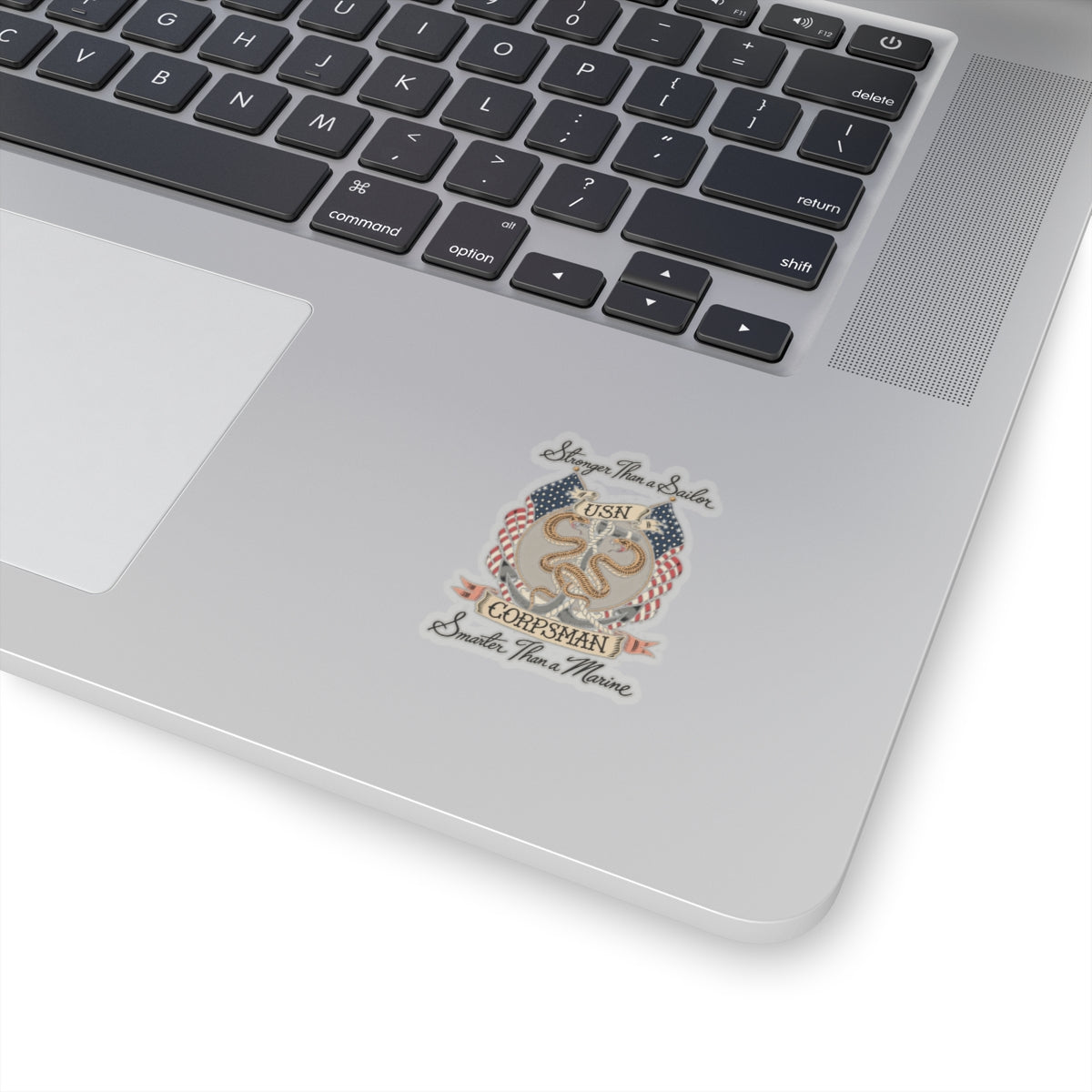 Corpsman Pride Crest - Kiss-Cut Sticker