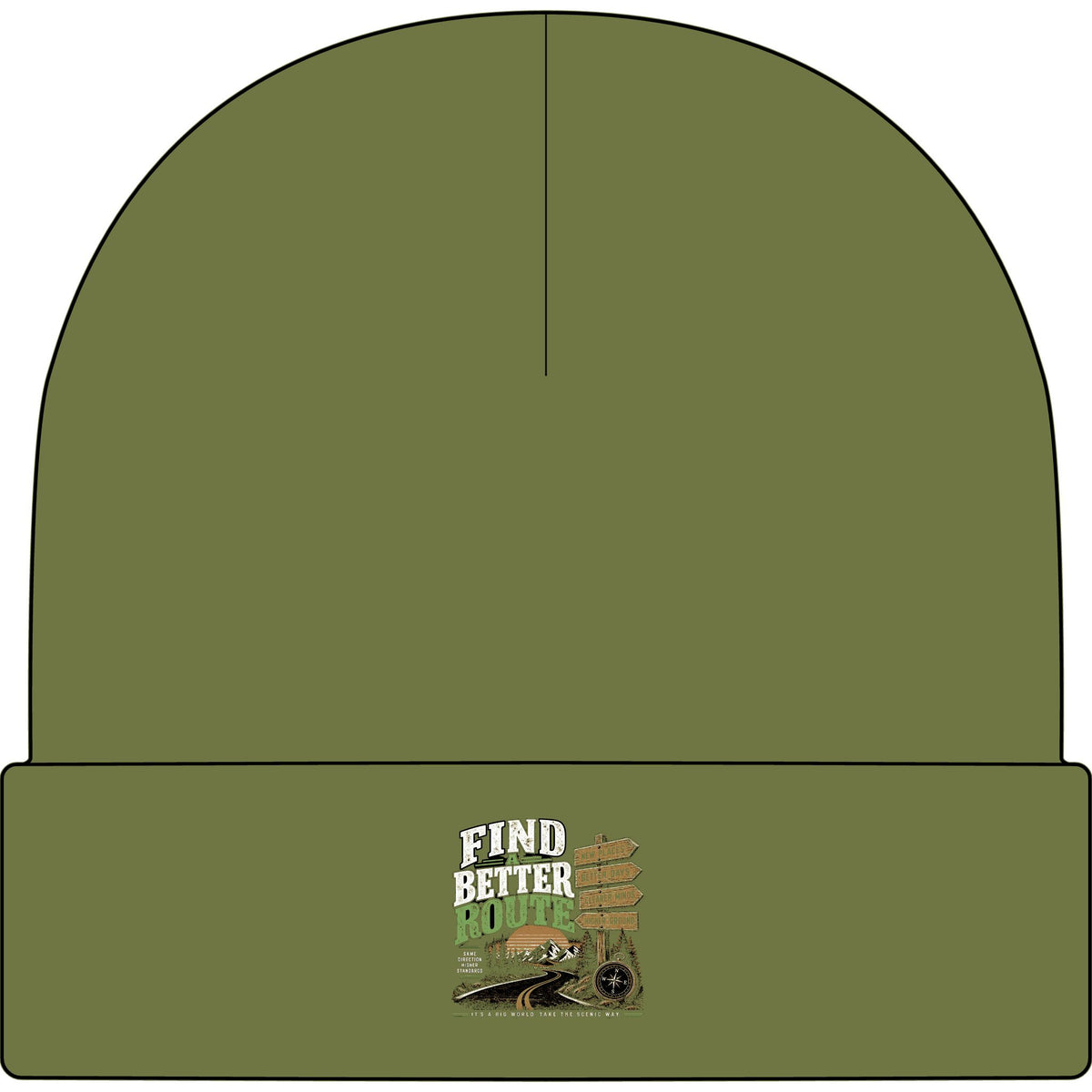 Find A Better Route - AS Colour 1107 Cuff Beanie