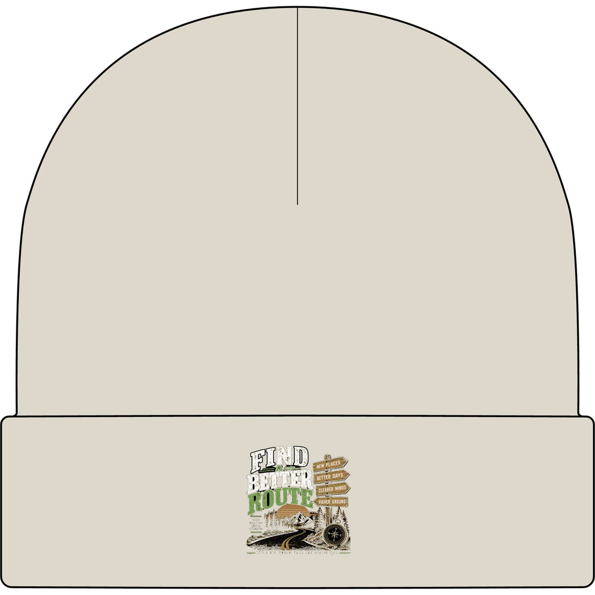 Find A Better Route - AS Colour 1107 Cuff Beanie