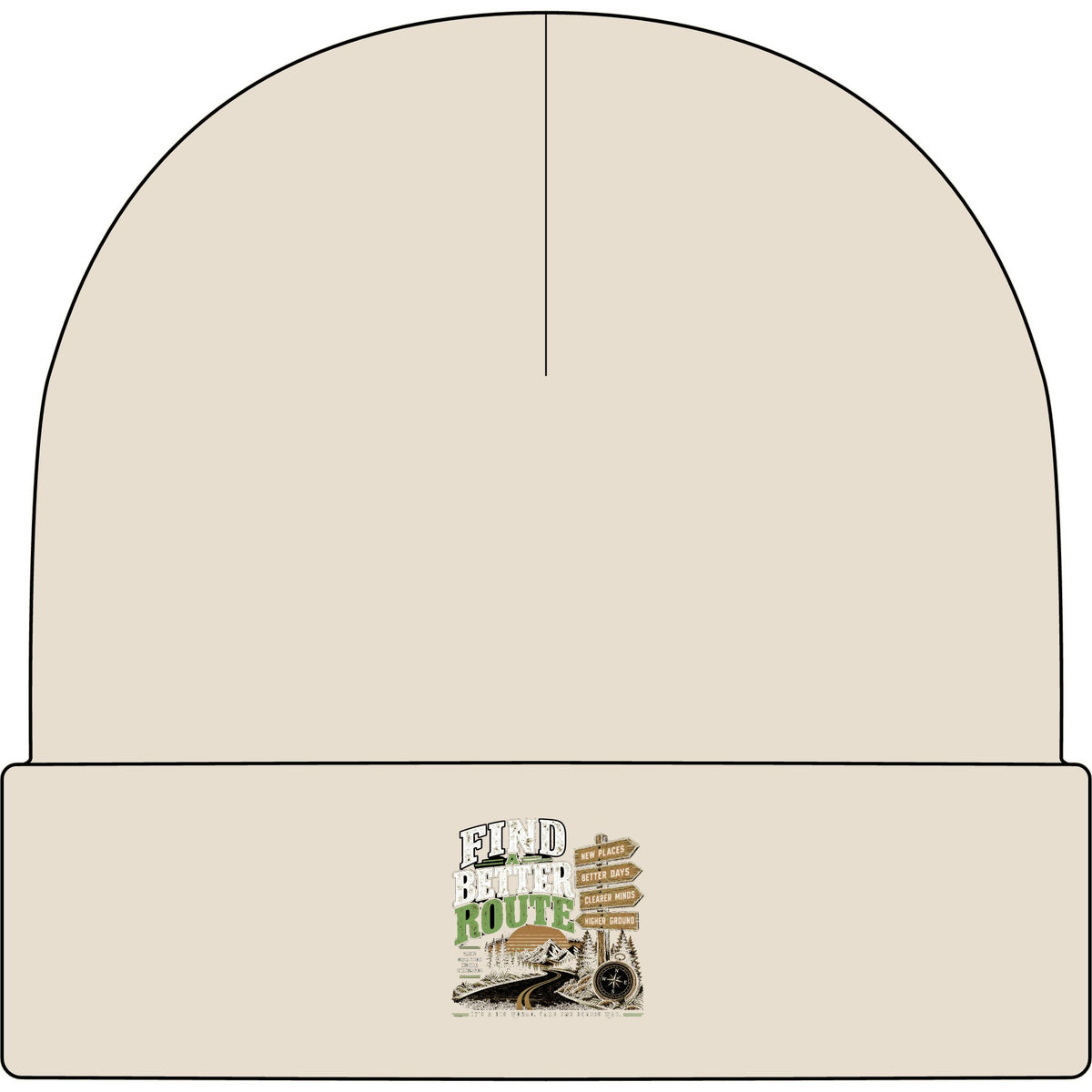 Find A Better Route - AS Colour 1107 Cuff Beanie