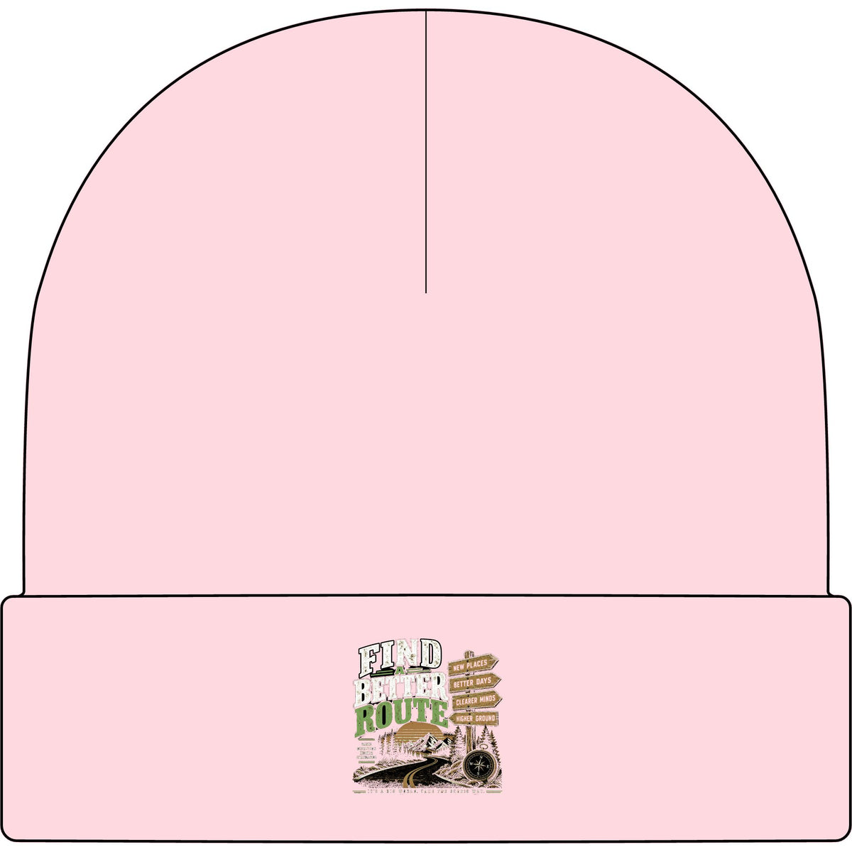 Find A Better Route - AS Colour 1107 Cuff Beanie