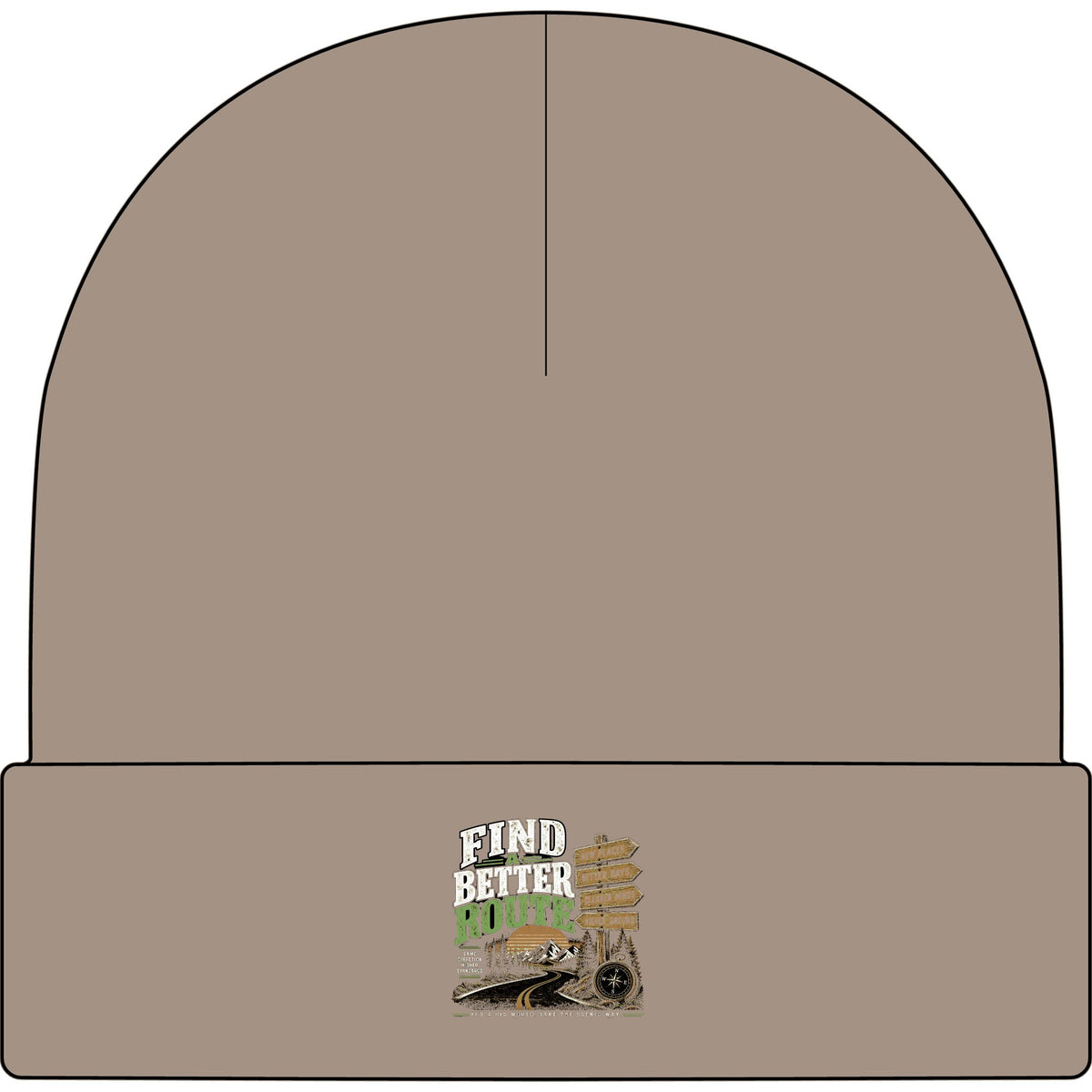 Find A Better Route - AS Colour 1107 Cuff Beanie