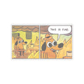 This Is Fine - Kiss-Cut Sticker
