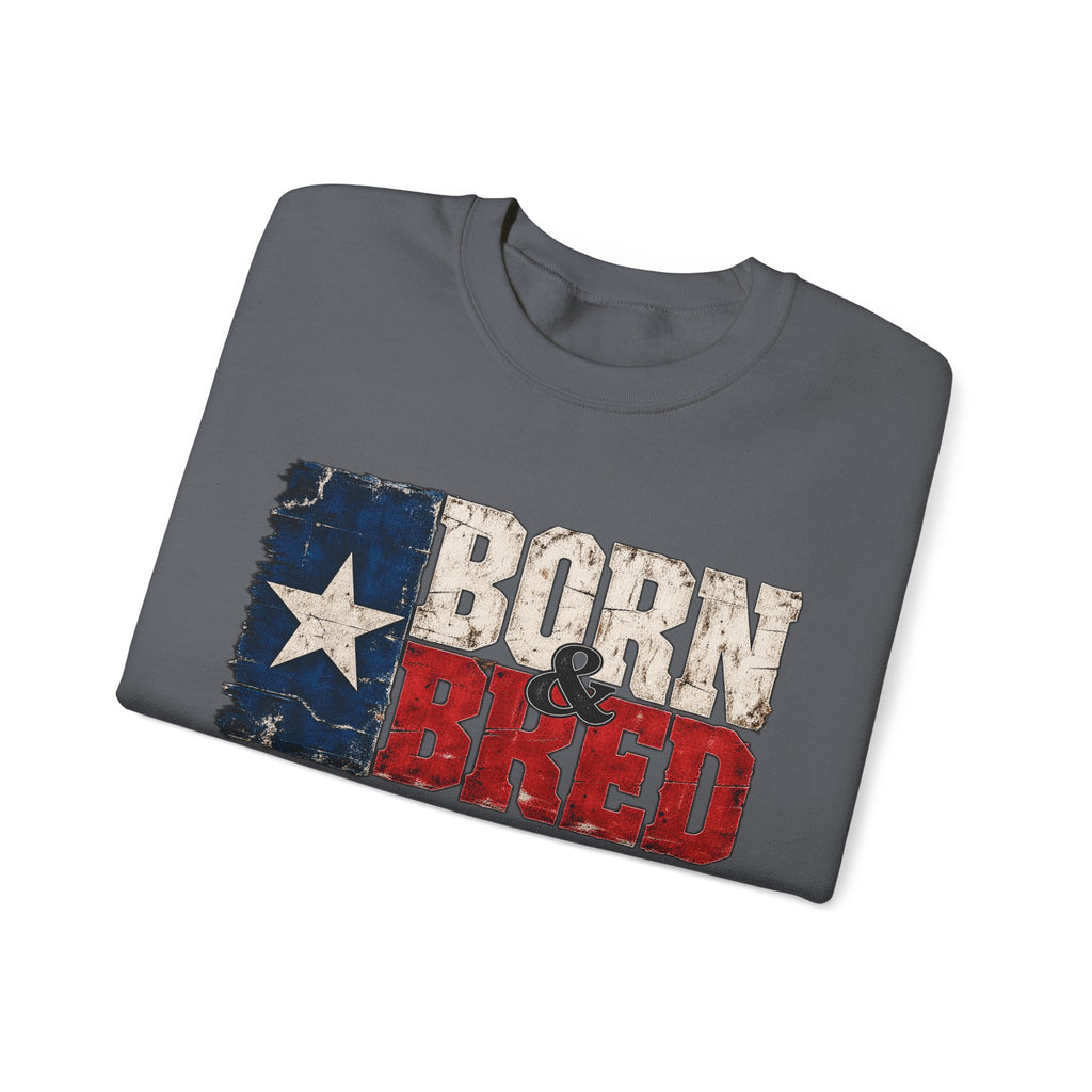 Texas Born and Bred - Crewneck Sweatshirt