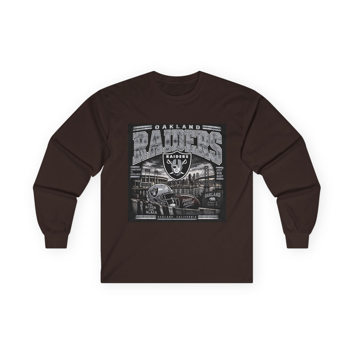 Oakland Raiders Black Heritage - Unisex Ultra Cotton Long Sleeve Tee