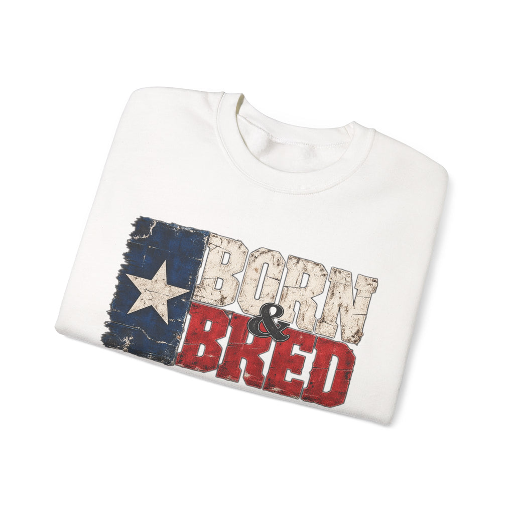 Texas Born and Bred - Crewneck Sweatshirt