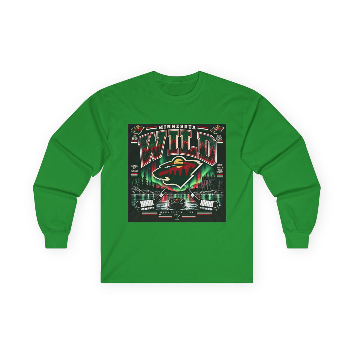 Wild North Hockey Tee - Unisex Ultra Cotton Long Sleeve Tee