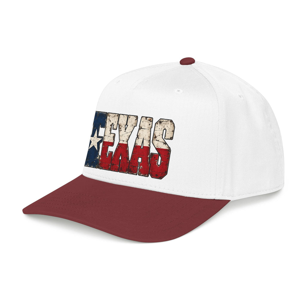 Texas Flag Block Letters - OTTO Baseball Hat