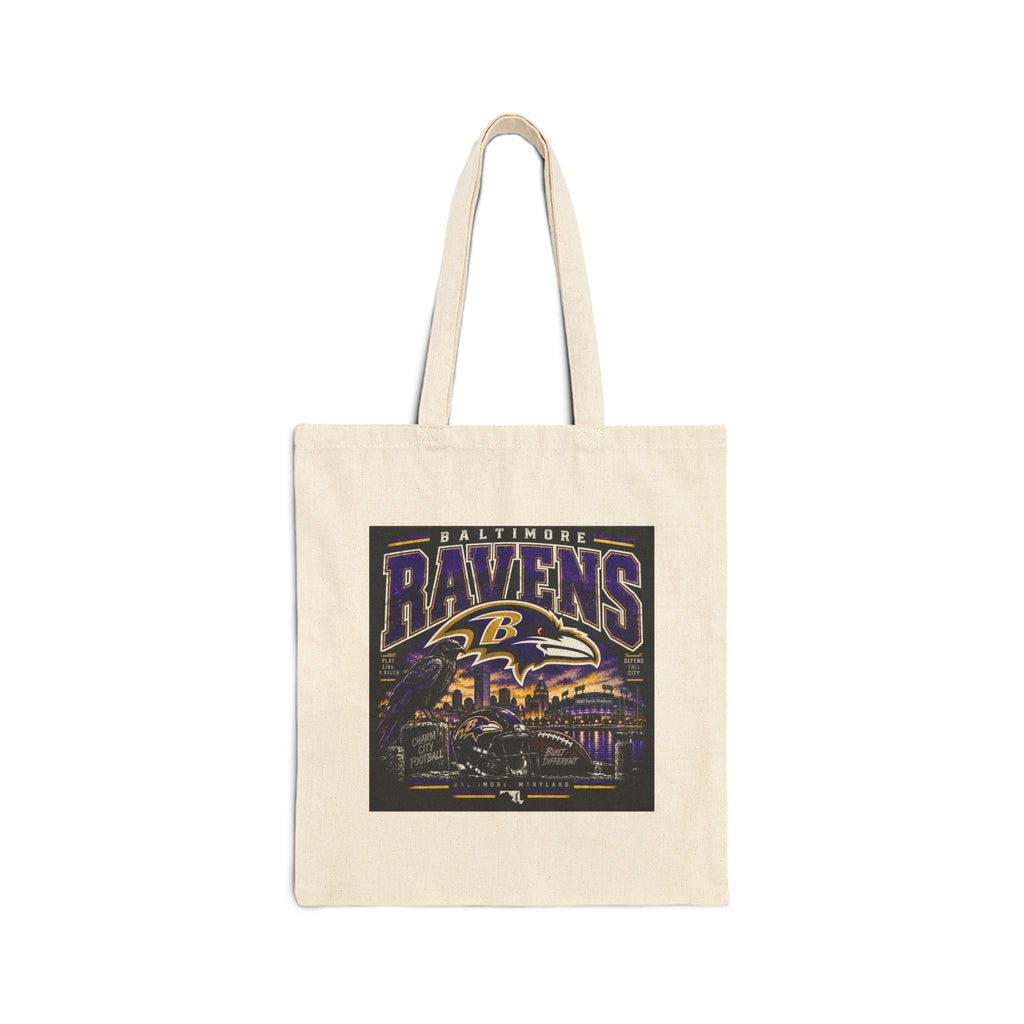 Baltimore Ravens Skyline Tee - Canvas Tote