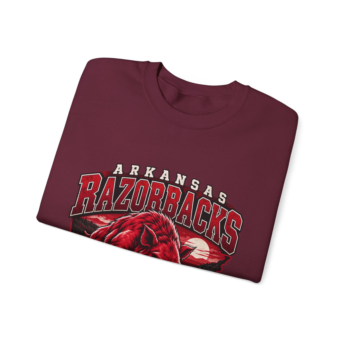Arkansas Razorbacks State Pride - Crewneck Sweatshirt