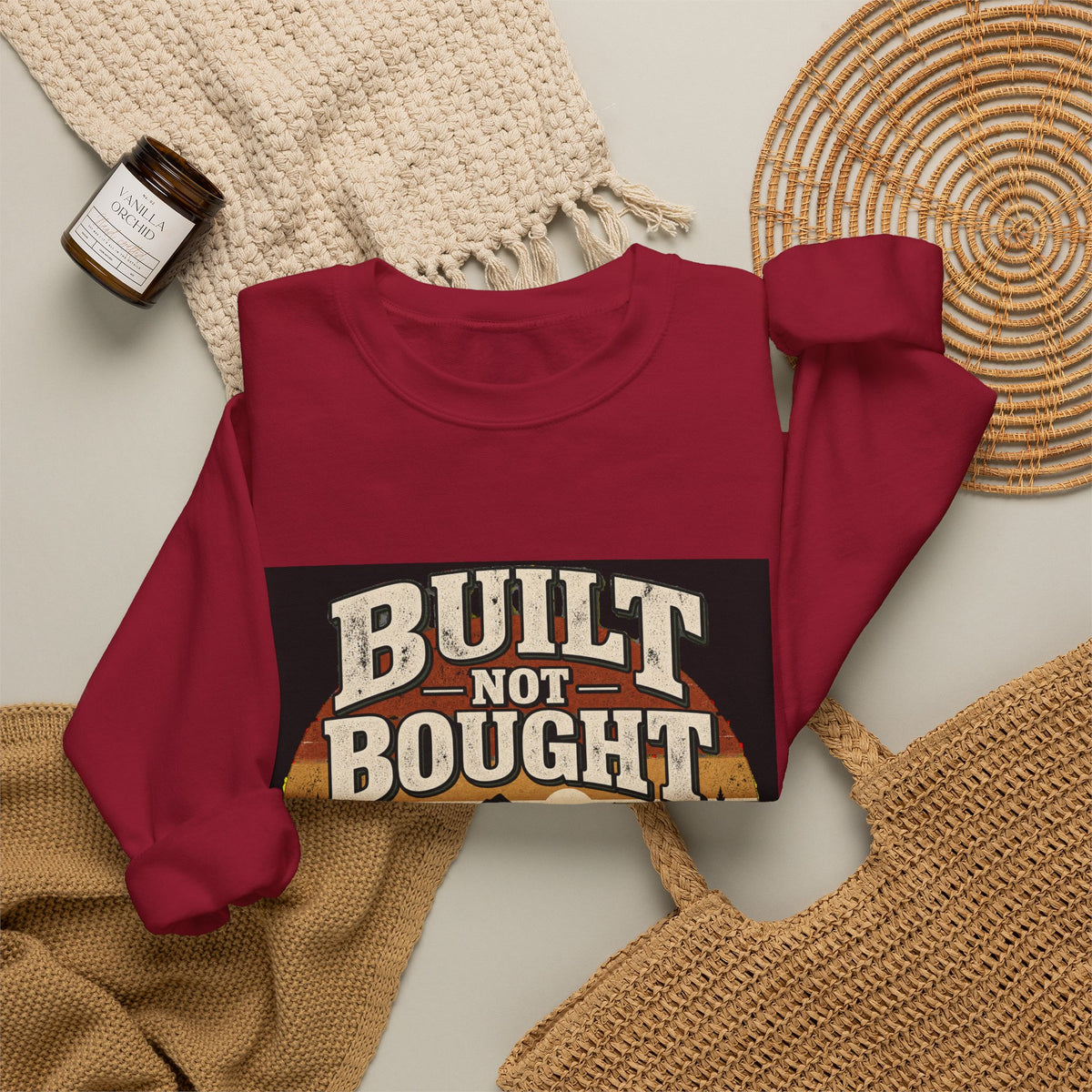 Built Not Bought - Crewneck Sweatshirt