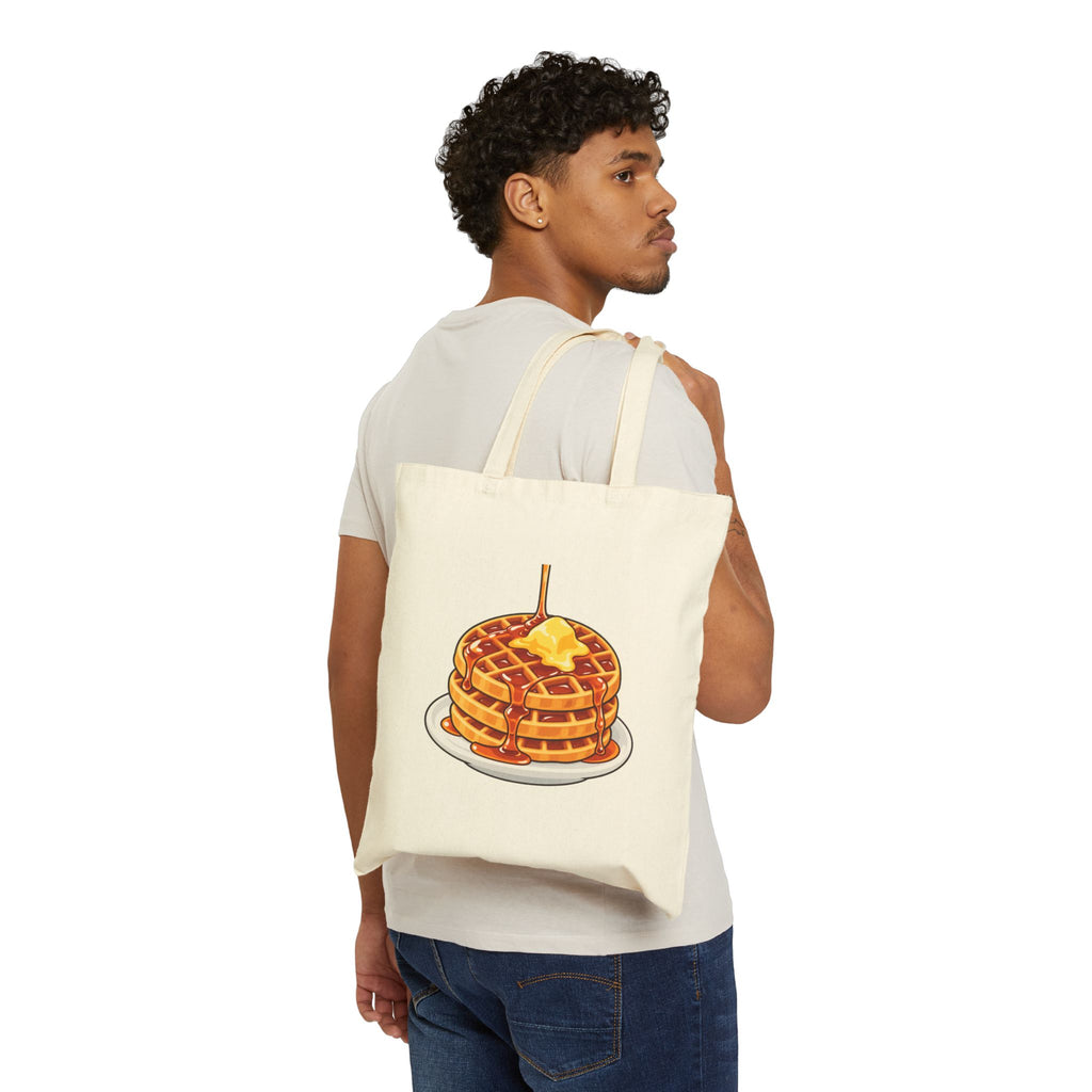 Cartoon Waffles - Canvas Tote