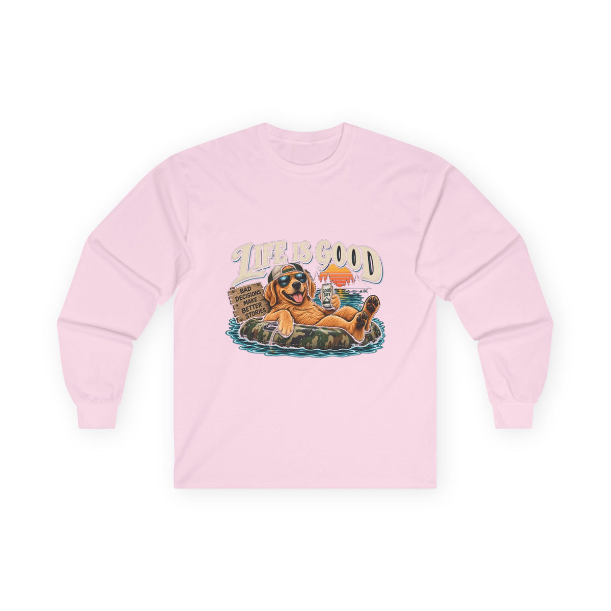 Life is Good Floatin' - Unisex Ultra Cotton Long Sleeve Tee