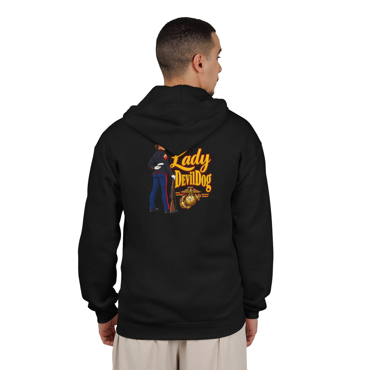Lady Devil Dog - Full-Zip Hooded Sweatshirt