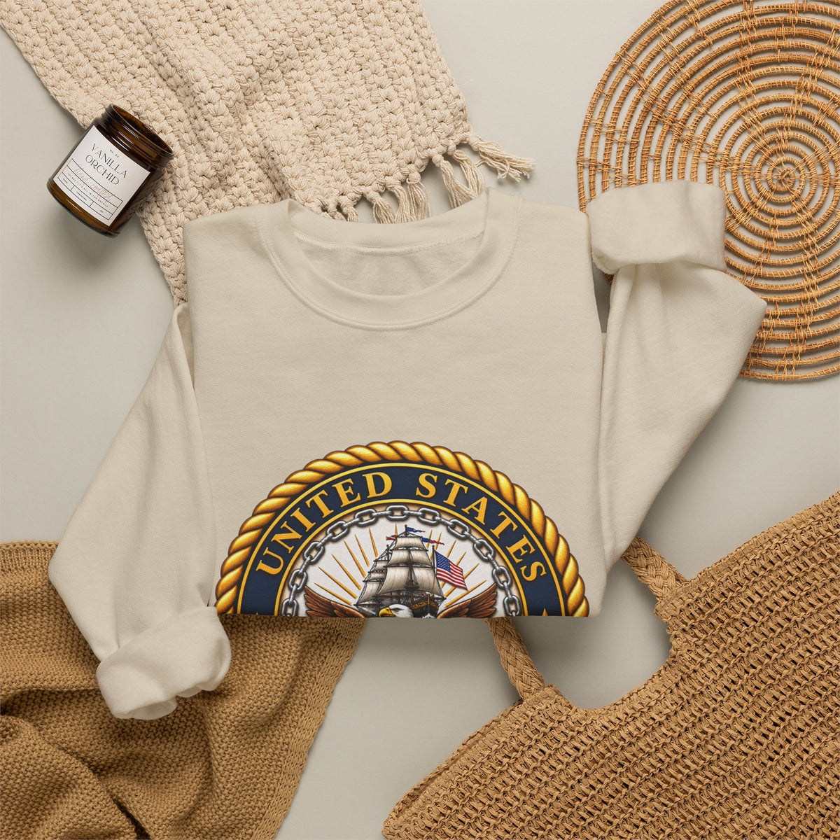 U.S. Navy Emblem - Crewneck Sweatshirt