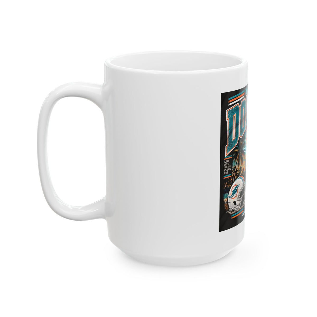 Miami Dolphins Paradise - Ceramic Mug 11oz and 15oz