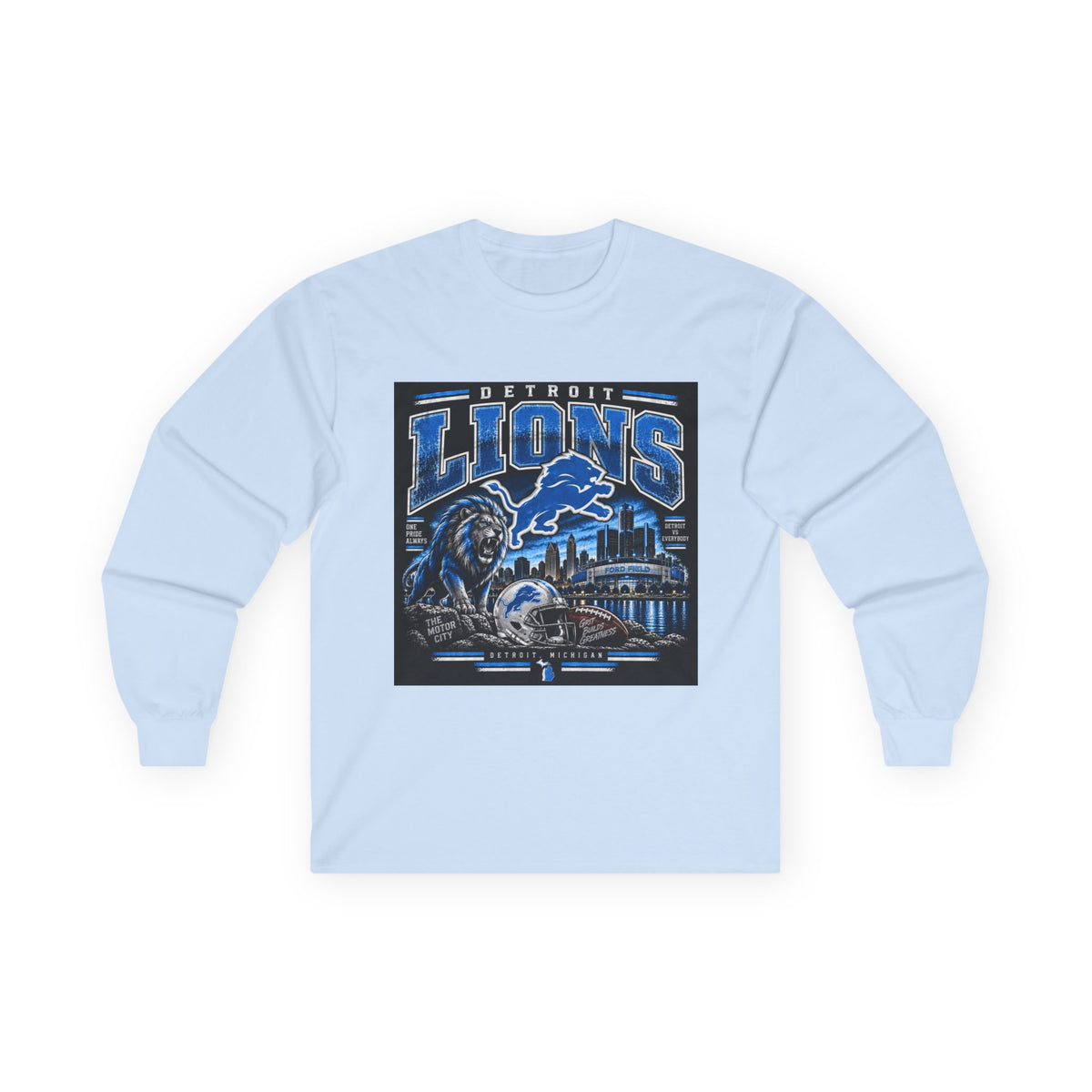 Detroit Lions Grit - Unisex Ultra Cotton Long Sleeve Tee