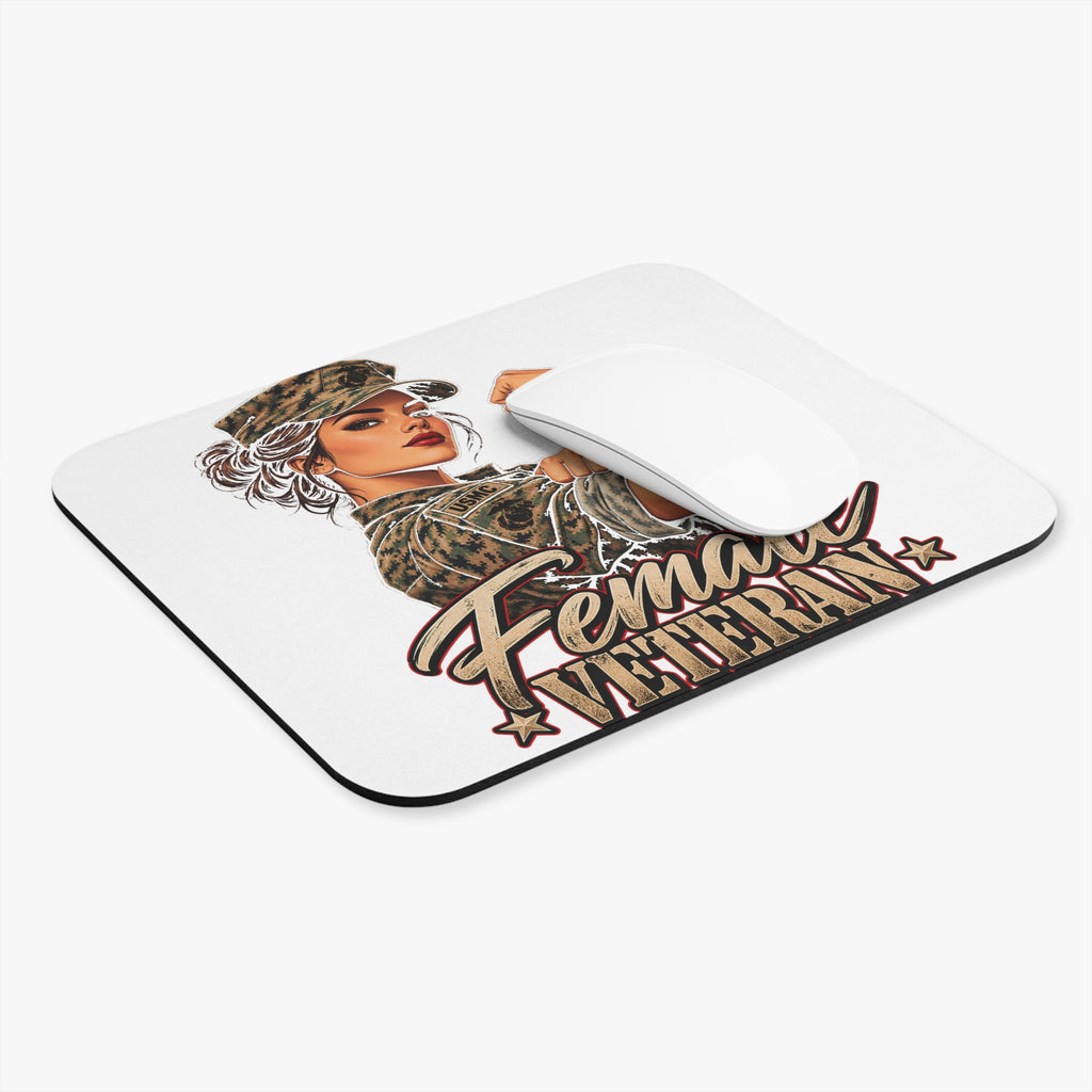 Female Veteran Pride - Mouse Pad