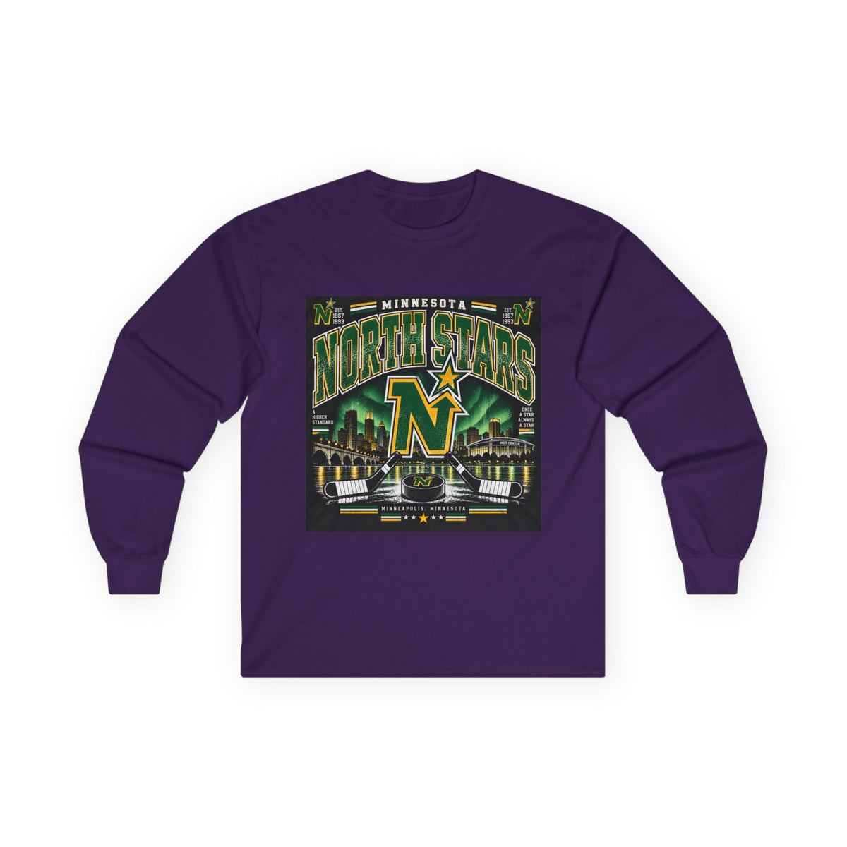 Minnesota North Stars Classic - Unisex Ultra Cotton Long Sleeve Tee
