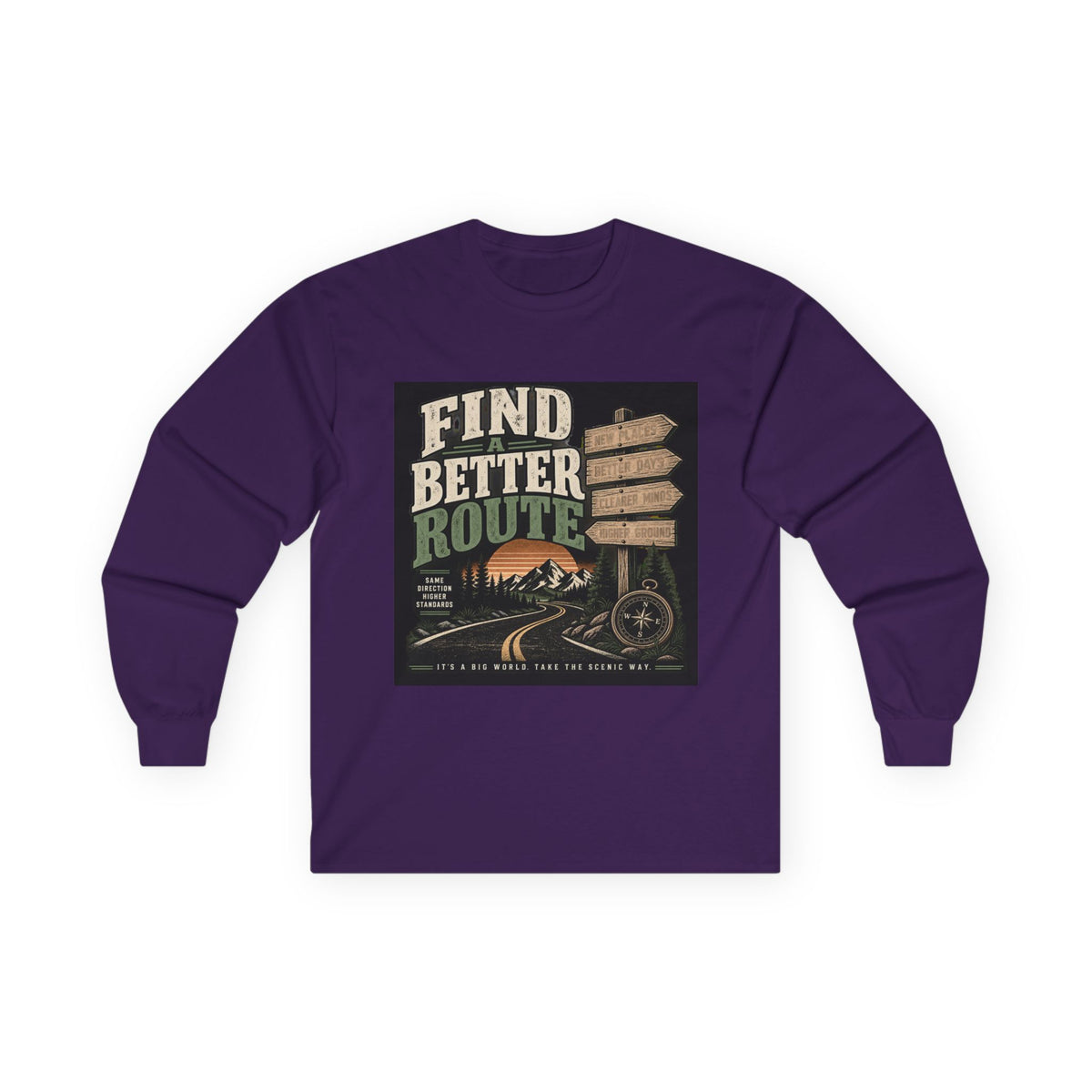 Find A Better Route - Unisex Ultra Cotton Long Sleeve Tee