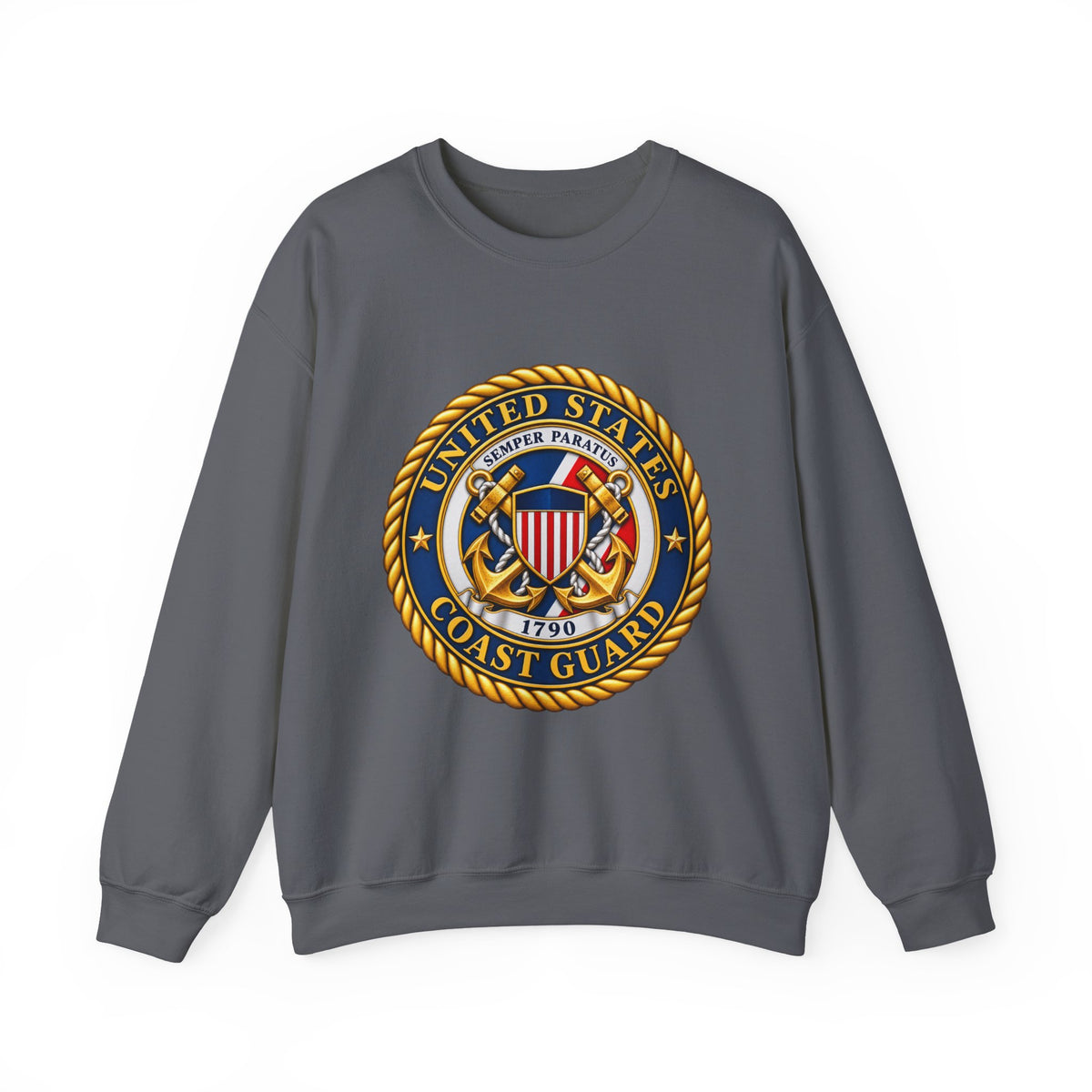 U.S. Coast Guard Emblem - Crewneck Sweatshirt