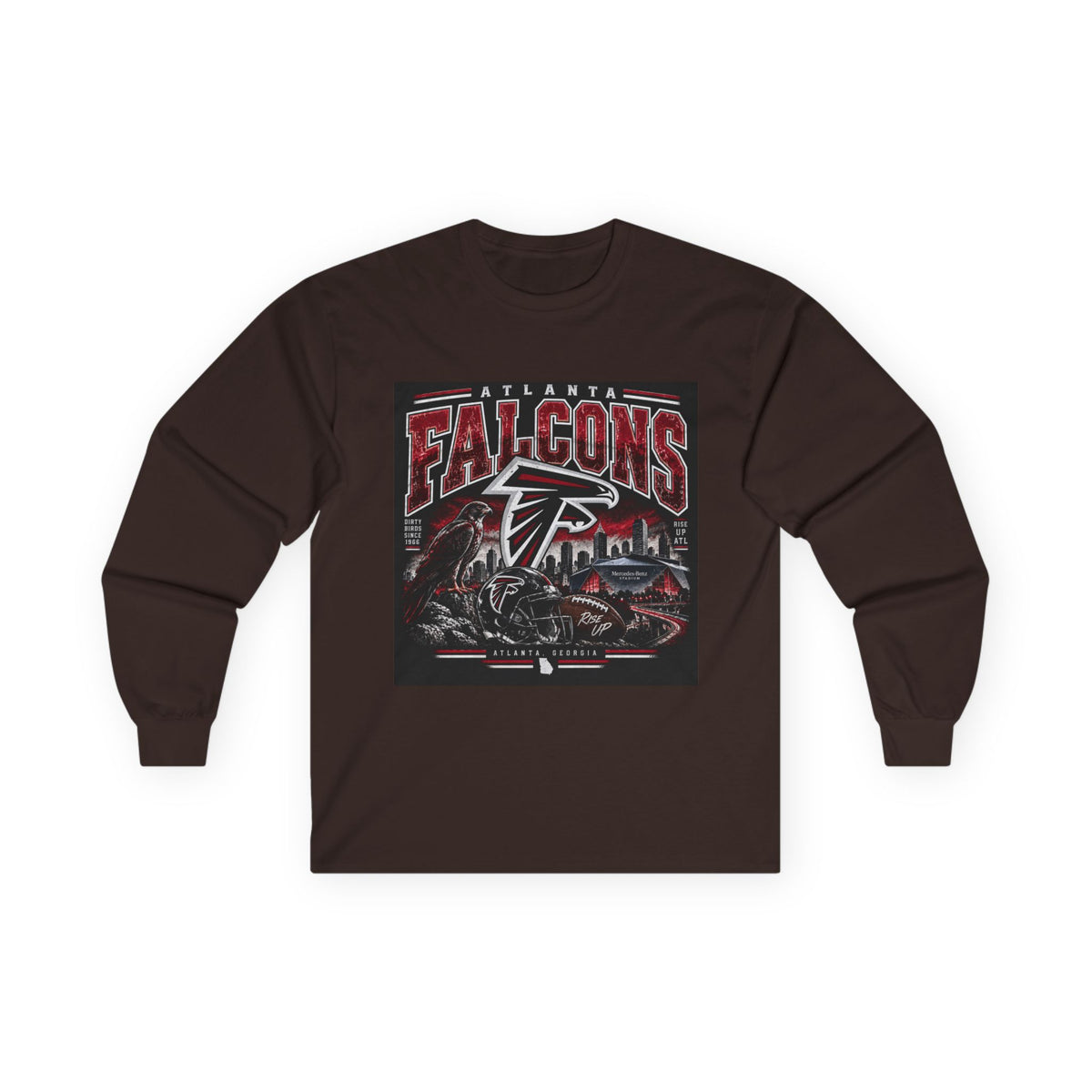 Atlanta Falcons Rise Up - Unisex Ultra Cotton Long Sleeve Tee
