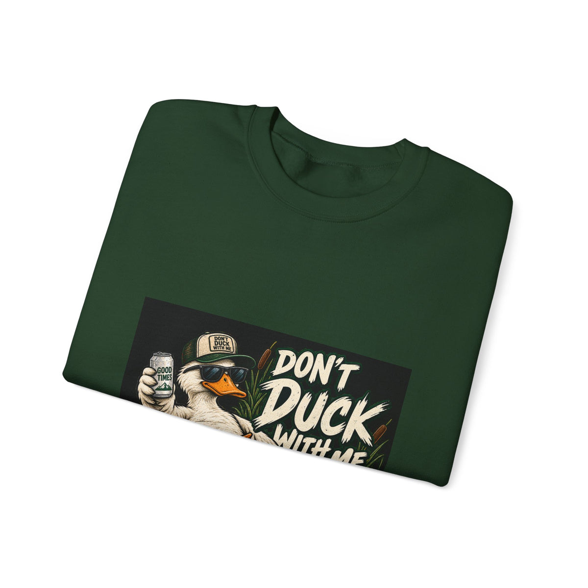Duck With Me Camo - Crewneck Sweatshirt