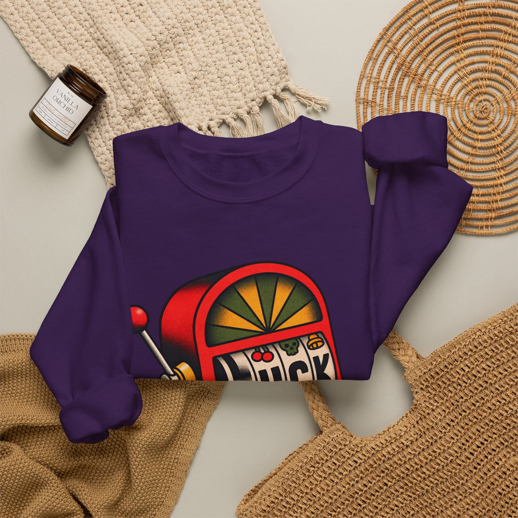 Fuck Slot Machine - Crewneck Sweatshirt
