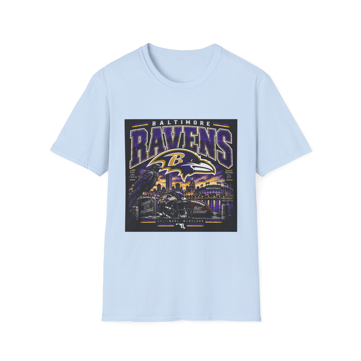Baltimore Ravens Skyline Tee - Classic Tee