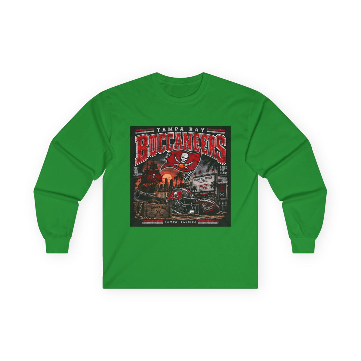 Tampa Bay Buccaneers Pirate Heritage - Unisex Ultra Cotton Long Sleeve Tee