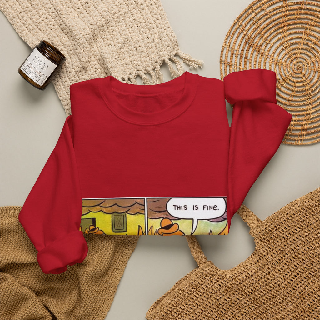 This Is Fine - Crewneck Sweatshirt