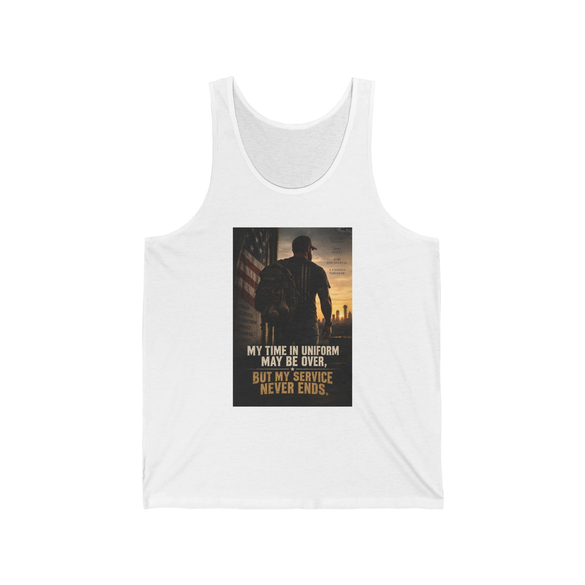 Service Never Ends - Athletic Tank