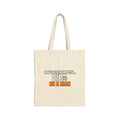 Dont Go to the Hospital - White Outlined - Canvas Tote