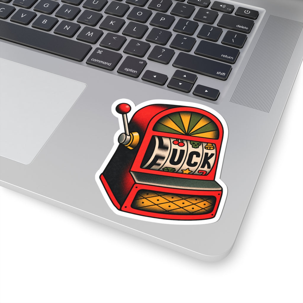 Fuck Slot Machine - Kiss-Cut Sticker