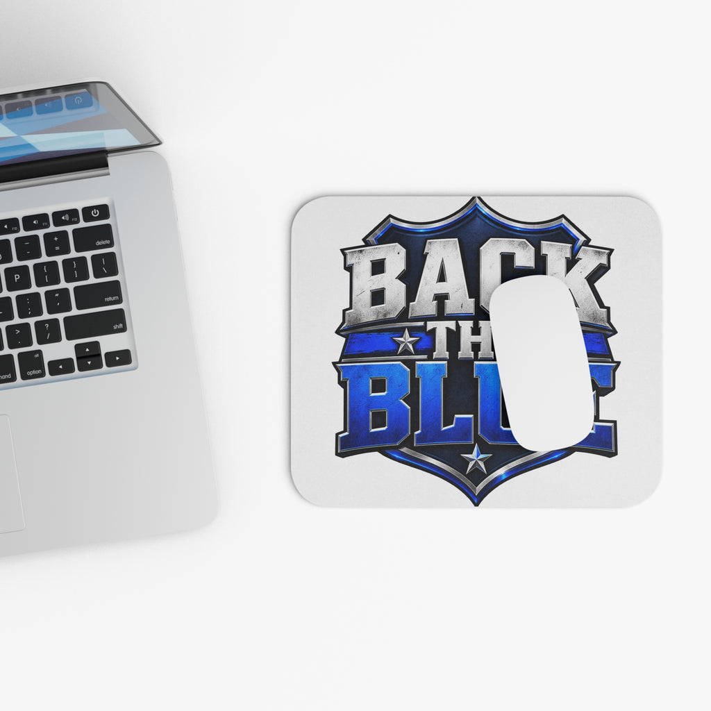Back the Blue Shield - Mouse Pad