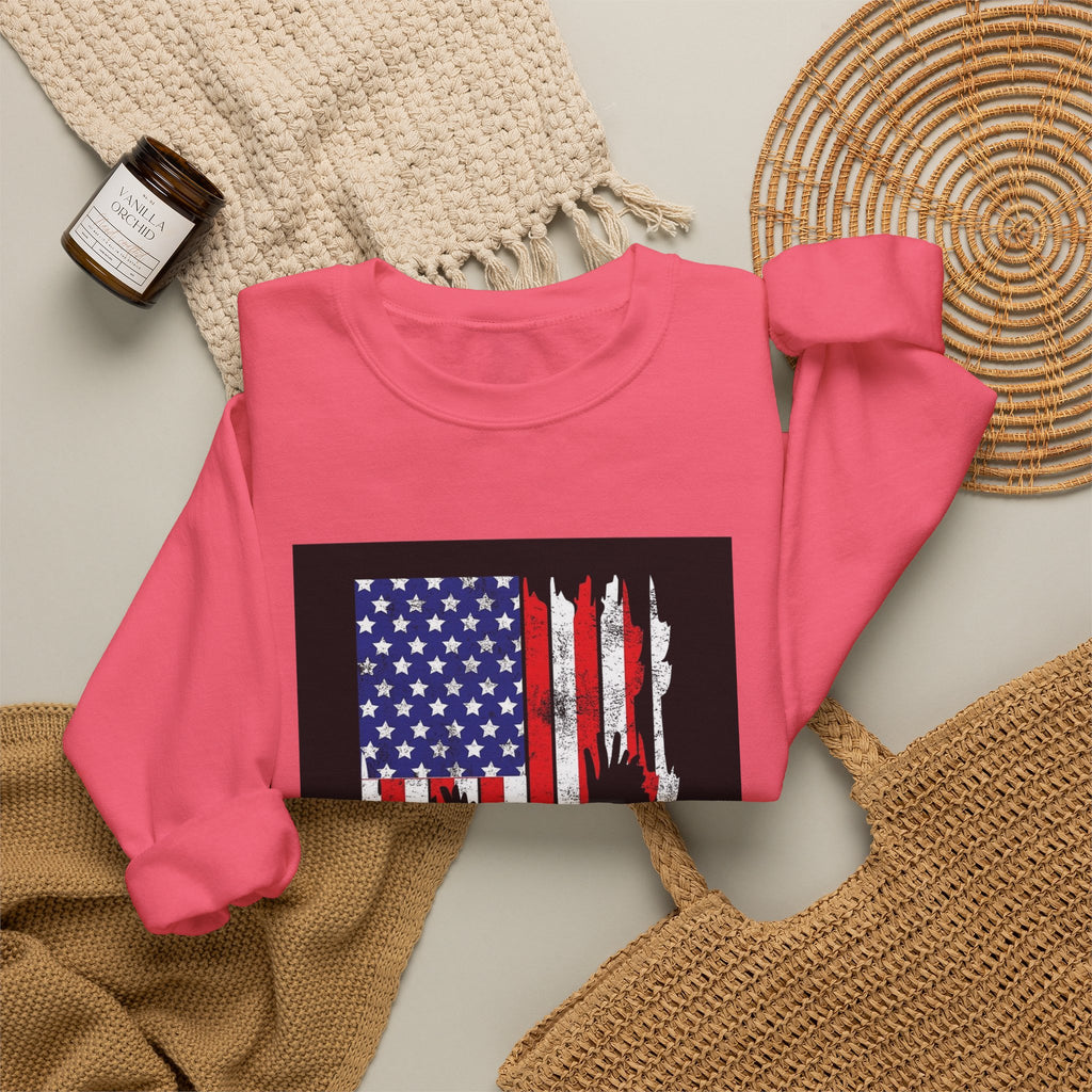 Old Glory Eagle - Crewneck Sweatshirt