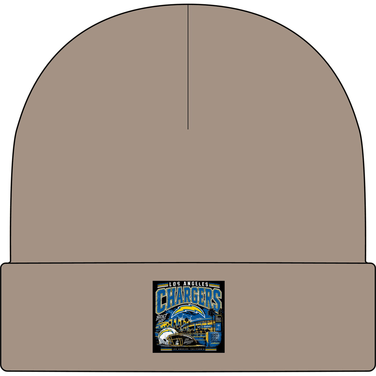 Los Angeles Chargers Bolt Up - AS Colour 1107 Cuff Beanie