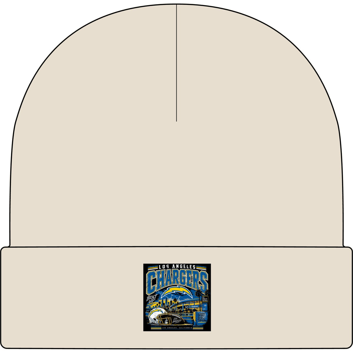 Los Angeles Chargers Bolt Up - AS Colour 1107 Cuff Beanie