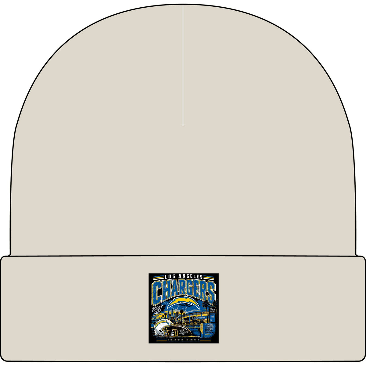 Los Angeles Chargers Bolt Up - AS Colour 1107 Cuff Beanie
