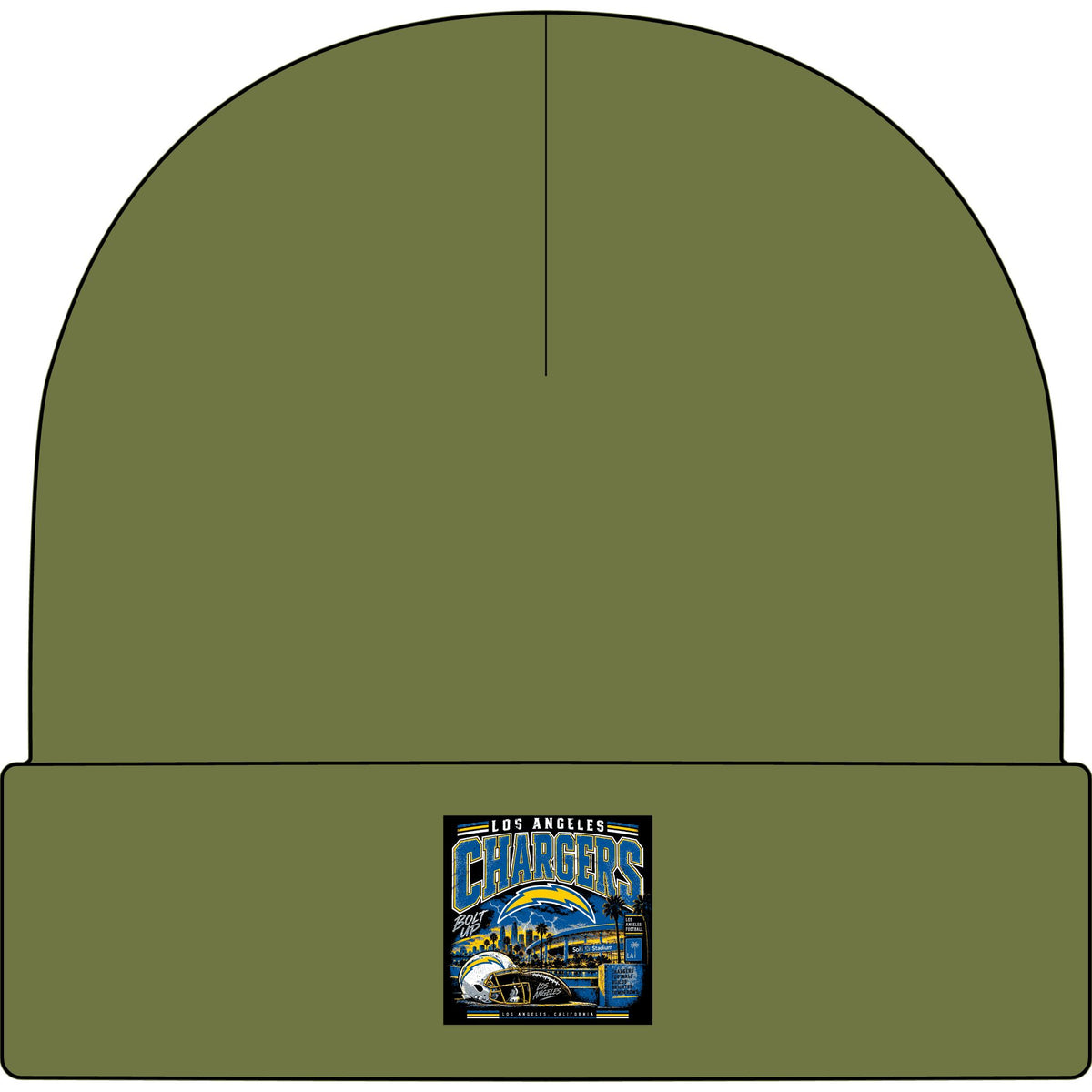 Los Angeles Chargers Bolt Up - AS Colour 1107 Cuff Beanie