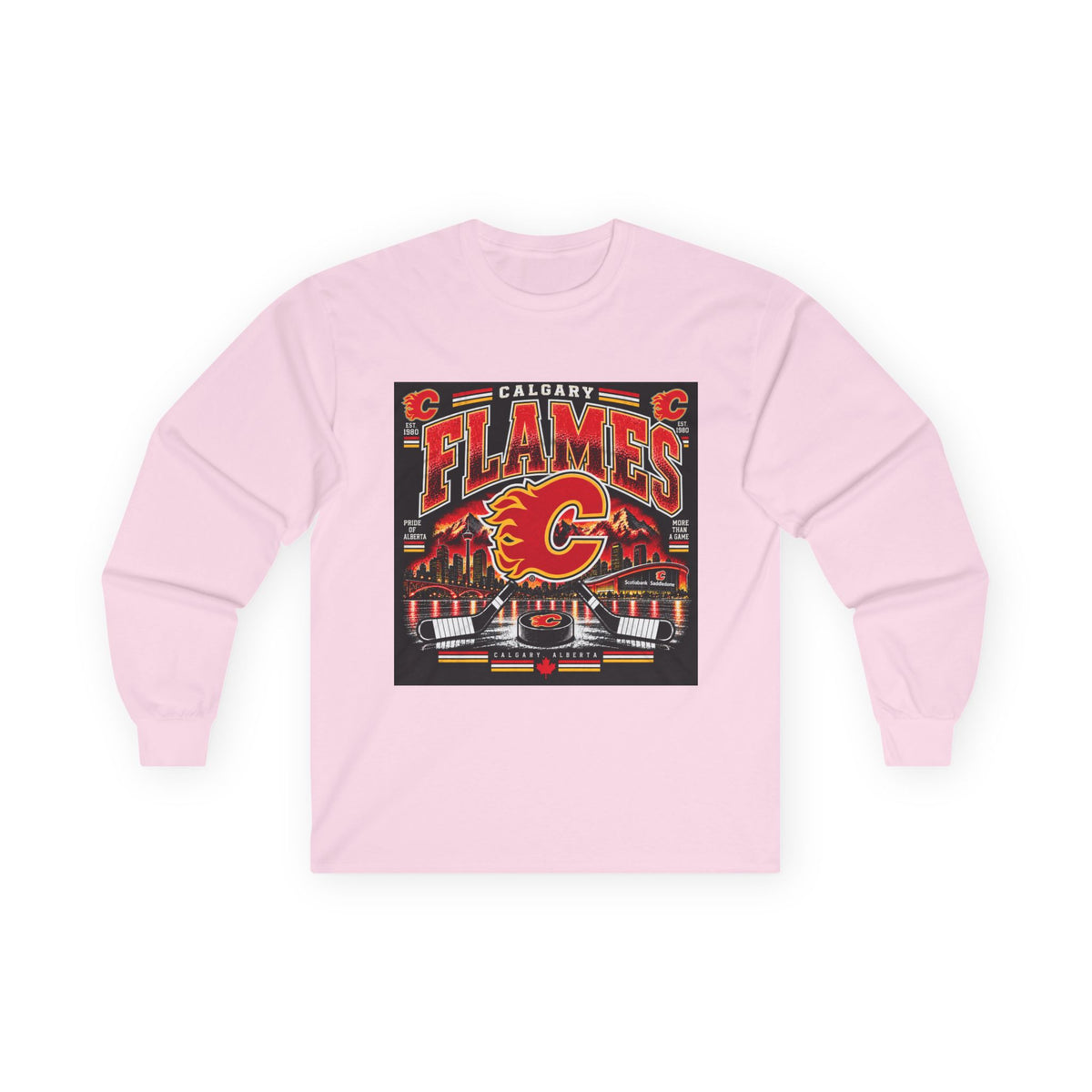 Calgary Flames Pride - Unisex Ultra Cotton Long Sleeve Tee
