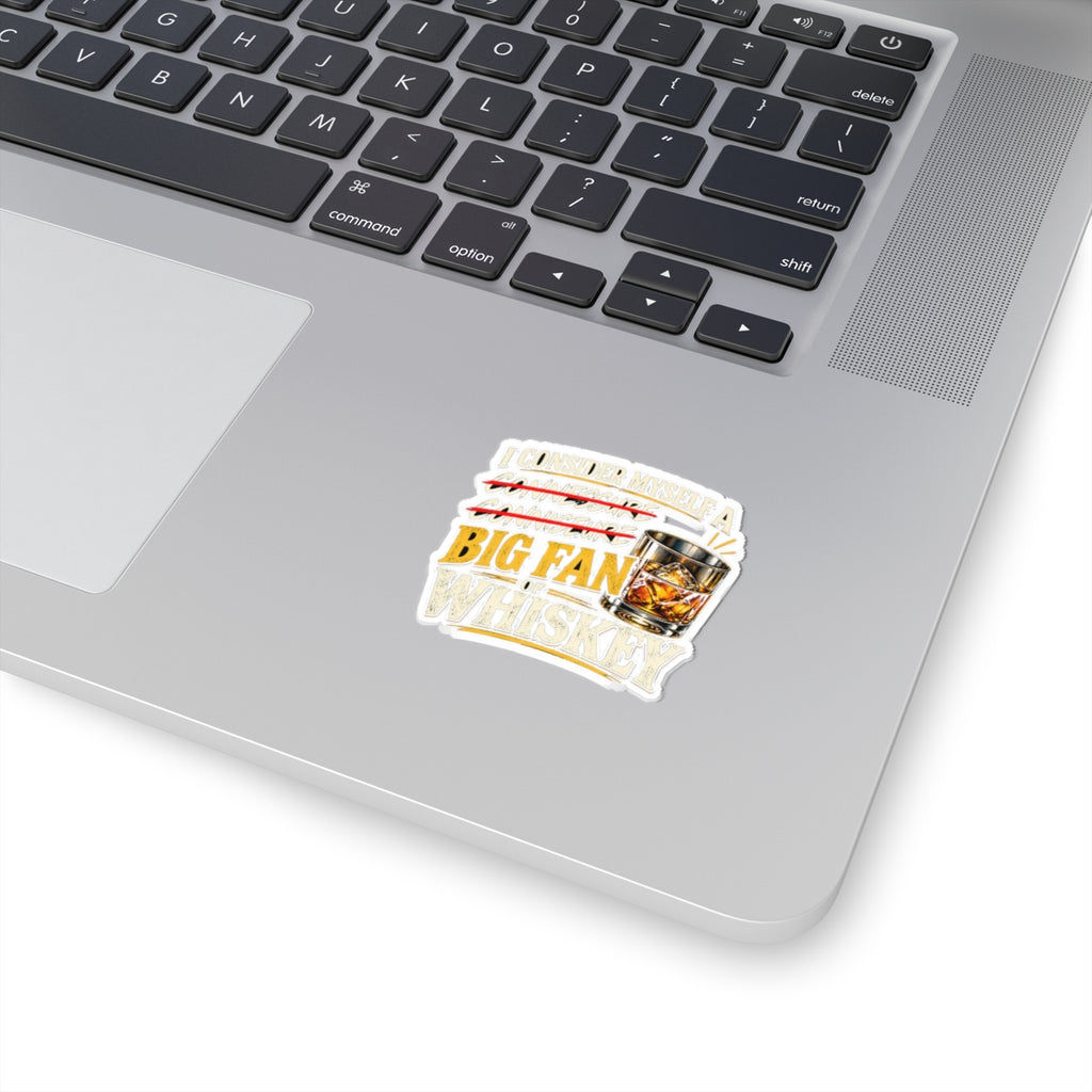 Big Fan of Whiskey - Kiss-Cut Sticker