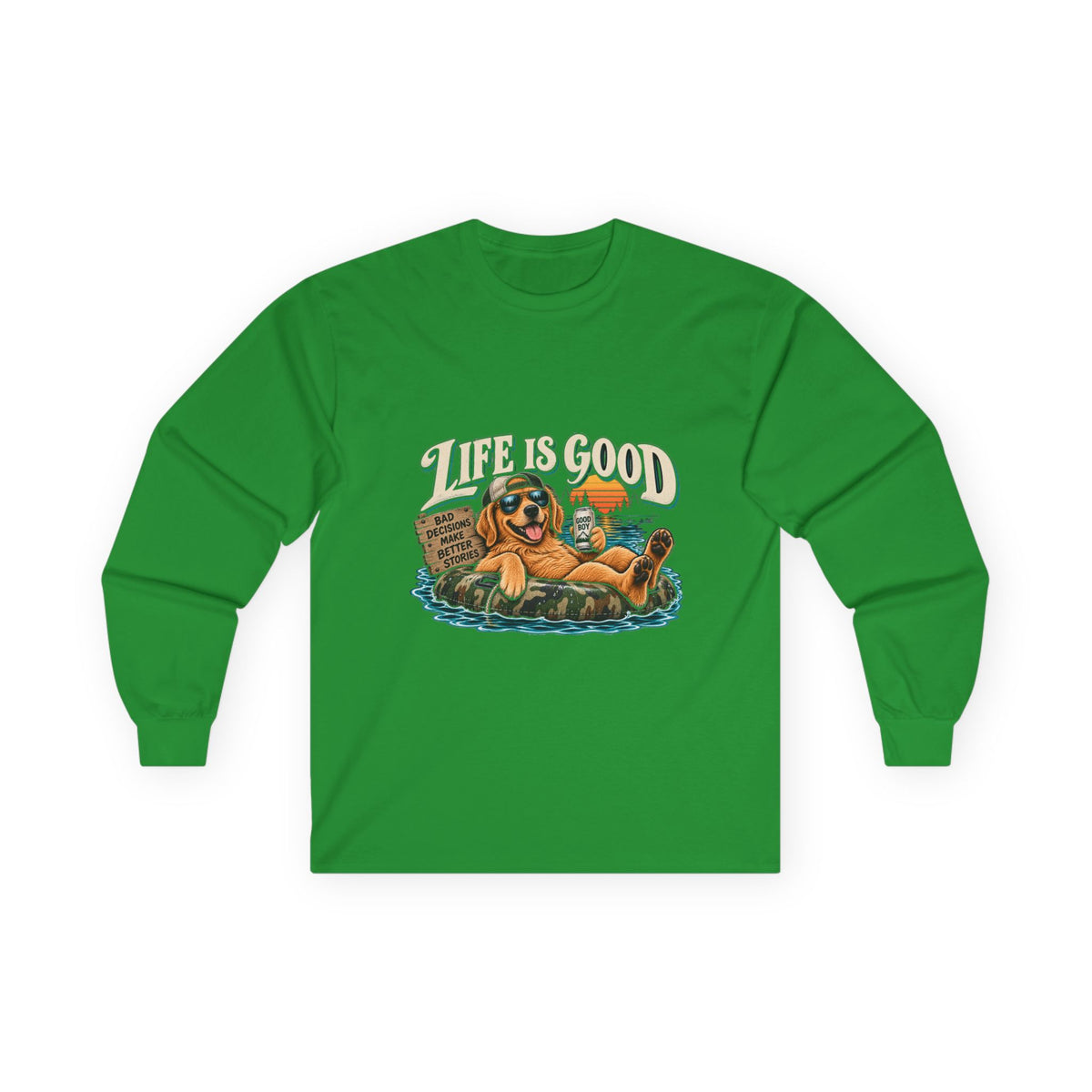 Life is Good Floatin' - Unisex Ultra Cotton Long Sleeve Tee