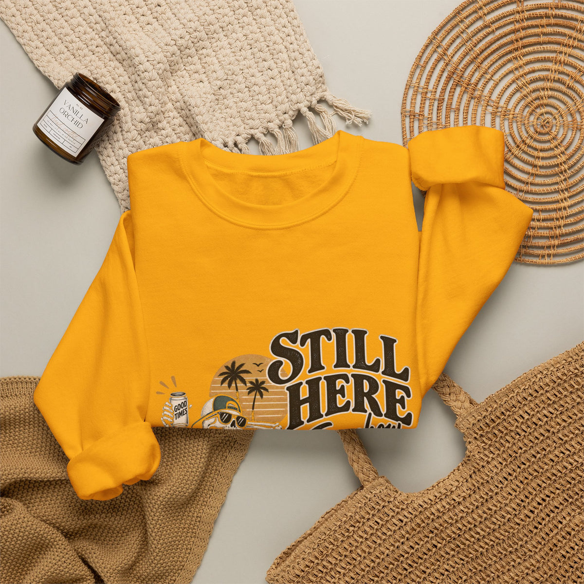 Still Here Somehow - Crewneck Sweatshirt