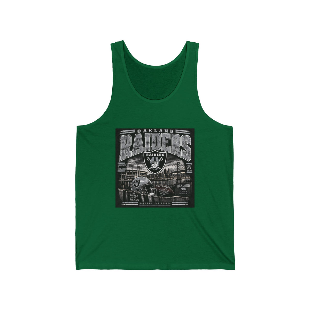 Oakland Raiders Black Heritage - Athletic Tank