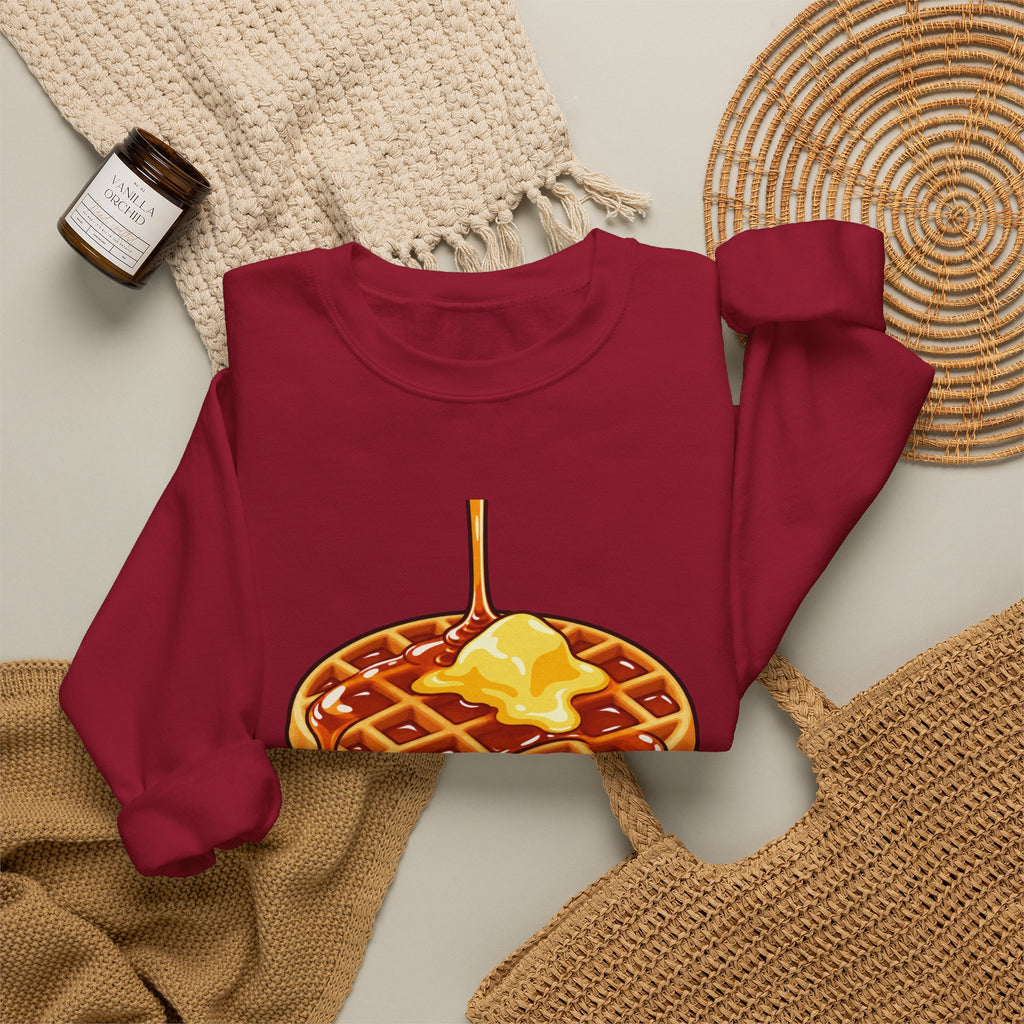 Cartoon Waffles - Crewneck Sweatshirt